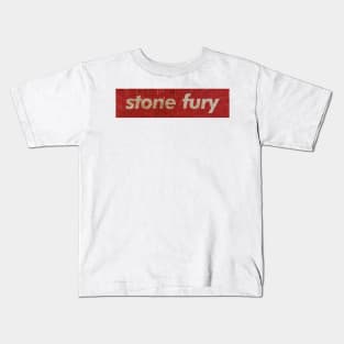 Stone Fury - SIMPLE RED VINTAGE Kids T-Shirt